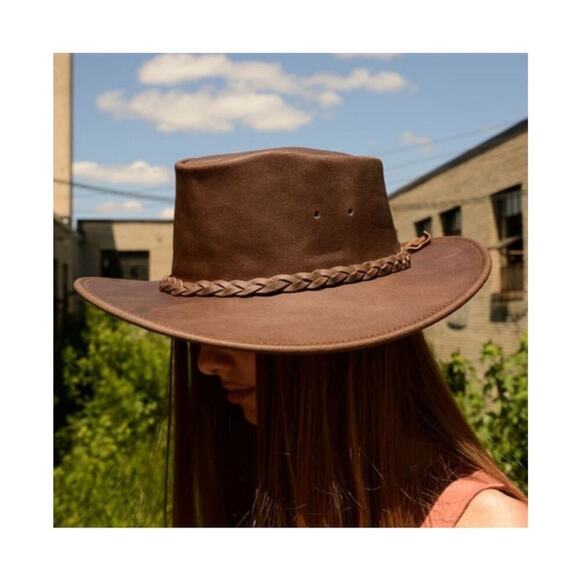 Minnetonka Unisex Brown The Fold Up Hat / Size- Large main image 6